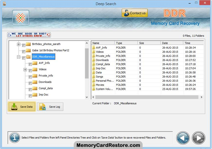 memory software free